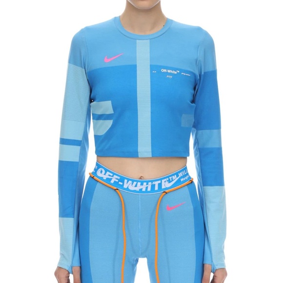 OFF-WHITE x Nike Women's Easy Run Top Small - Picture 3 of 4